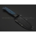 Волчий Век нож Ямской сталь N690 WA стоунвош, рукоять G10 black & blue, карбон Волчий Век нож Ямской сталь N690 WA стоунвош, рукоять G10 black & blue, карбон