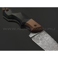 Волчий Век нож Оса Custom сталь N690 WA травление, рукоять G10 black & brown, карбон Волчий Век нож Оса Custom сталь N690 WA травление, рукоять G10 black & brown, карбон