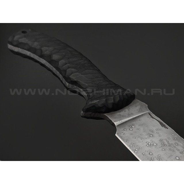 Волчий Век нож Команданте Custom сталь N690 WA травление, рукоять G10 black, карбон