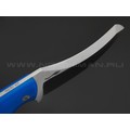 Волчий Век нож Кондрат 12 сталь N690 WA satin, рукоять G10 blue, мозаичные пины