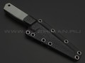 Волчий Век нож Кибертрак сталь 1.4116 WA stonewash, обух 6.8 мм, рукоять G10 grey, карбон