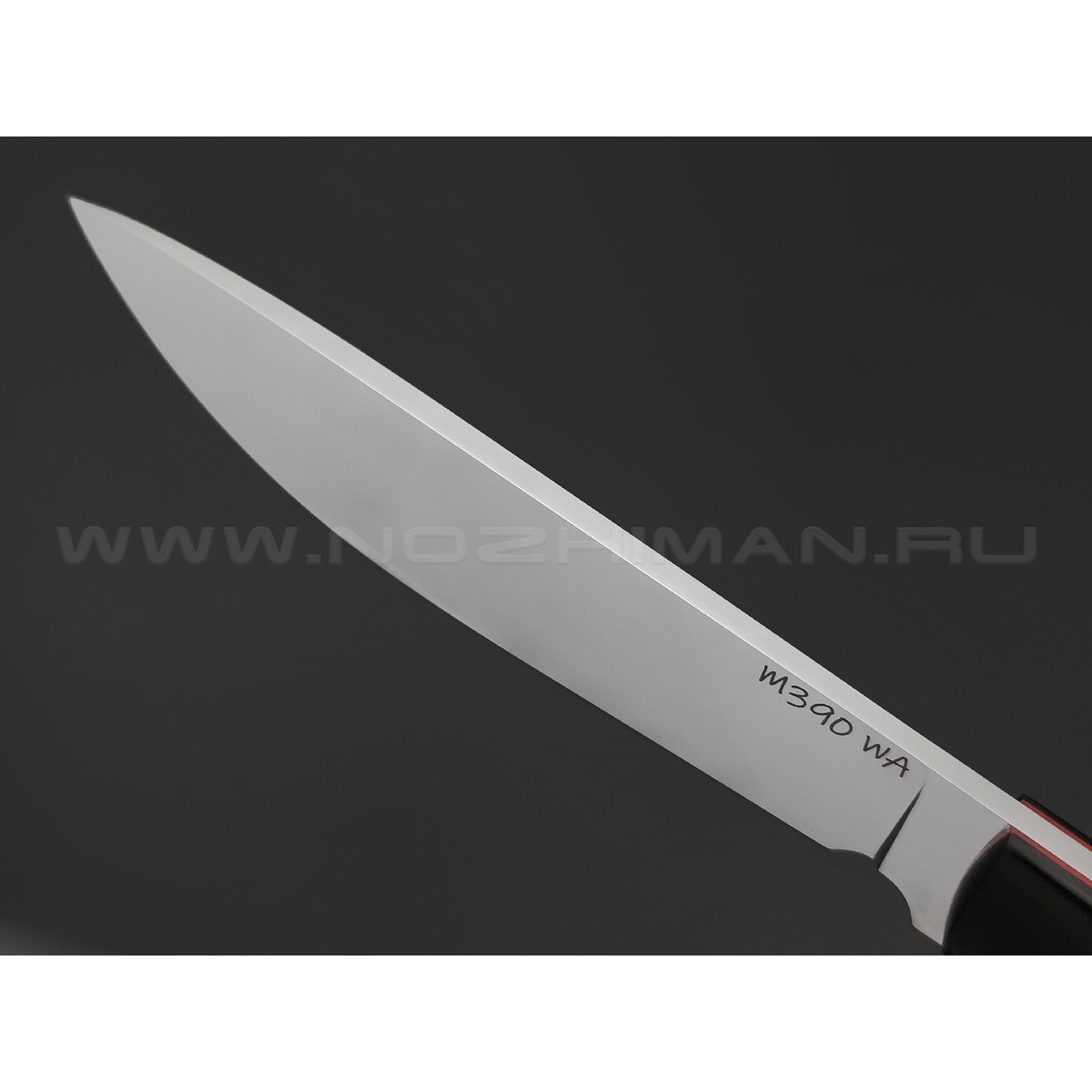 Волчий Век нож Тезис Custom сталь M390 WA ручной сатин, рукоять G10 black, карбон