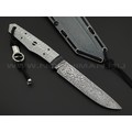 Волчий Век нож Слон Custom сталь CPM S125V WA травление, рукоять Silver twill, G10, carbon fiber Волчий Век нож Слон Custom сталь CPM S125V WA травление, рукоять Silver twill, G10, carbon fiber
