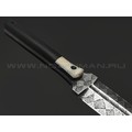 Волчий Век нож Кинжалойд Custom сталь N690 WA травление, рукоять Кость жирафа, G10 black, карбон Волчий Век нож Кинжалойд Custom сталь N690 WA травление, рукоять Кость жирафа, G10 black, карбон