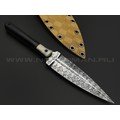 Волчий Век нож Кинжалойд Custom сталь N690 WA травление, рукоять Кость жирафа, G10 black, карбон Волчий Век нож Кинжалойд Custom сталь N690 WA травление, рукоять Кость жирафа, G10 black, карбон