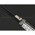 Волчий Век нож Кинжалойд Custom сталь N690 WA травление, рукоять Кость жирафа, G10 black, карбон Волчий Век нож Кинжалойд Custom сталь N690 WA травление, рукоять Кость жирафа, G10 black, карбон