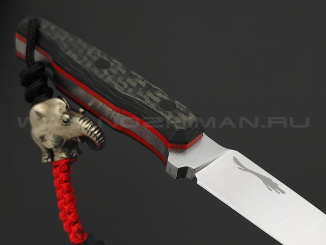 Волчий Век нож Невралгия EDC версия, сталь Magnacut WA satin, рукоять Carbon fiber, G10