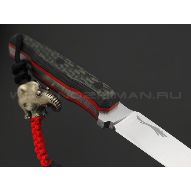 Волчий Век нож Невралгия EDC версия, сталь Magnacut WA satin, рукоять Carbon fiber, G10