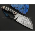 Волчий Век нож Mordor Custom сталь D2 WA обух 15 мм, рукоять Зуб Орка - стаб. рог лося, G10 Волчий Век нож Mordor Custom сталь D2 WA обух 15 мм, рукоять Зуб Орка - стаб. рог лося, G10