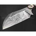Волчий Век нож Mordor Custom сталь D2 WA обух 15 мм, рукоять Зуб Орка - стаб. рог лося, G10 Волчий Век нож Mordor Custom сталь D2 WA обух 15 мм, рукоять Зуб Орка - стаб. рог лося, G10