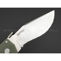 Нож Cold Steel Spartan Lynn Thompson Signature 21STAA сталь CPM S35VN, рукоять G10 OD green