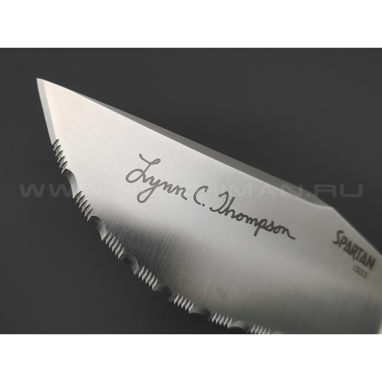 Нож Cold Steel Spartan Lynn Thompson Signature 21STAA сталь CPM S35VN, рукоять G10 OD green