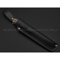 7 ножей нож Йети сталь PGK стоунвош, рукоять Carbon fiber, G10 yellow
