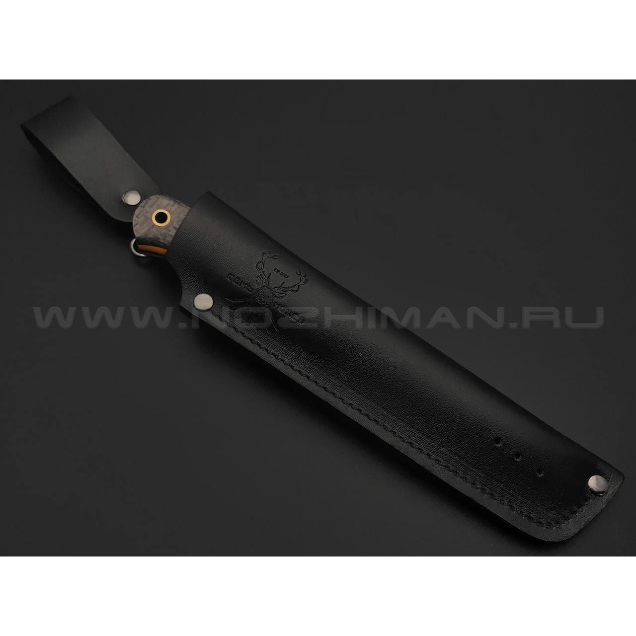 7 ножей нож Йети сталь PGK стоунвош, рукоять Carbon fiber, G10 yellow