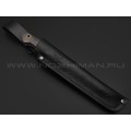 7 ножей нож Клык большой, сталь K340 ковка, рукоять Carbon fiber, G10 white 7 ножей нож Клык большой, сталь K340 ковка, рукоять Carbon fiber, G10 white