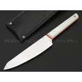 7 ножей нож Шеф сталь VG-10 satin, рукоять G10 white & orange 7 ножей нож Шеф сталь VG-10 satin, рукоять G10 white & orange