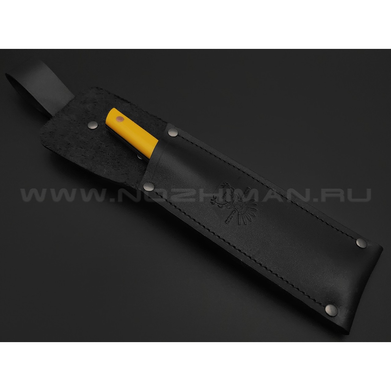 7 ножей нож Су-шеф сталь VG-10 satin, рукоять G10 yellow