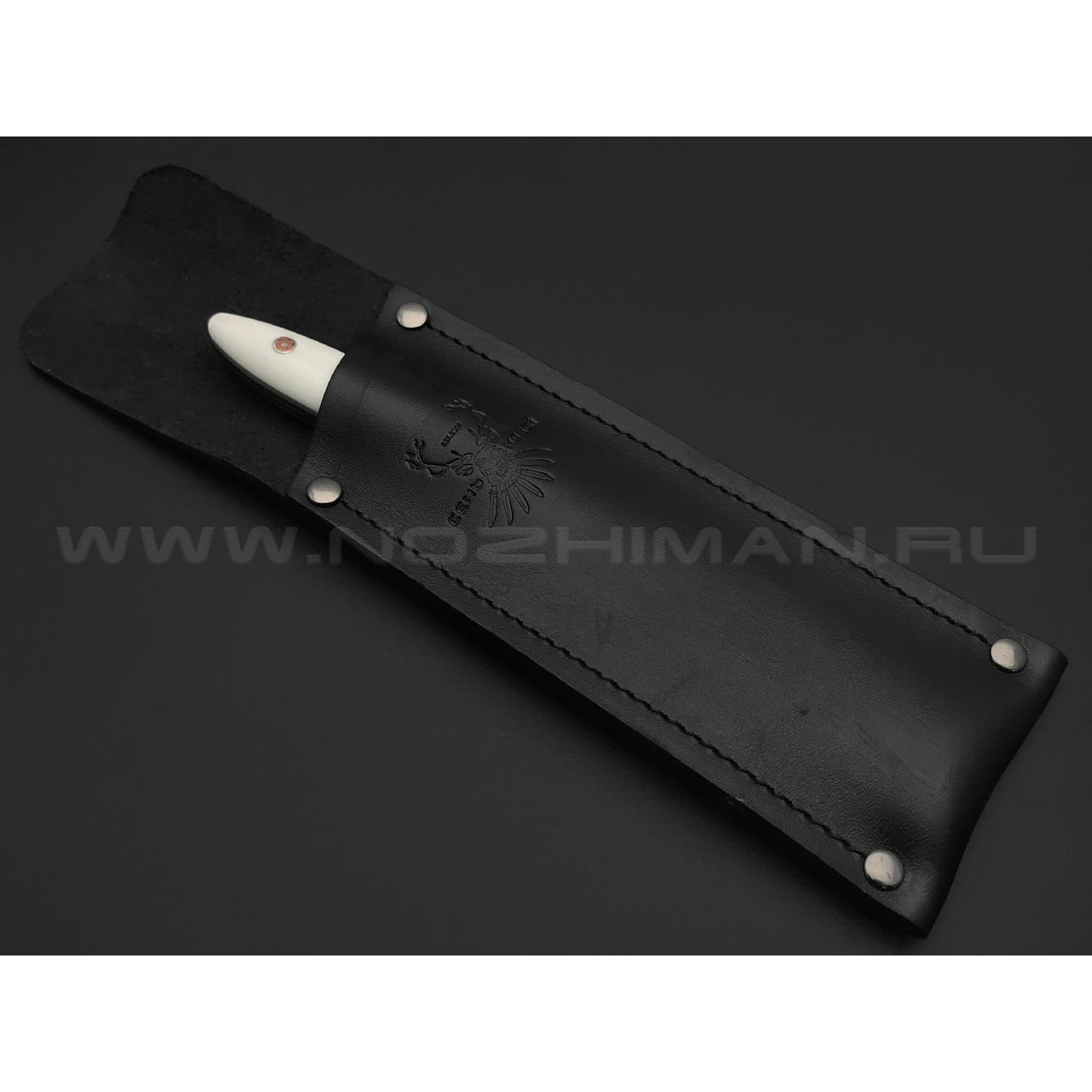 7 ножей нож Су-шеф сталь N690 satin, рукоять G10 white & green