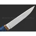 7 ножей нож Анфель сталь K340 satin, рукоять Стаб. кап клена синий, бронза 7 ножей нож Анфель сталь K340 satin, рукоять Стаб. кап клена синий, бронза