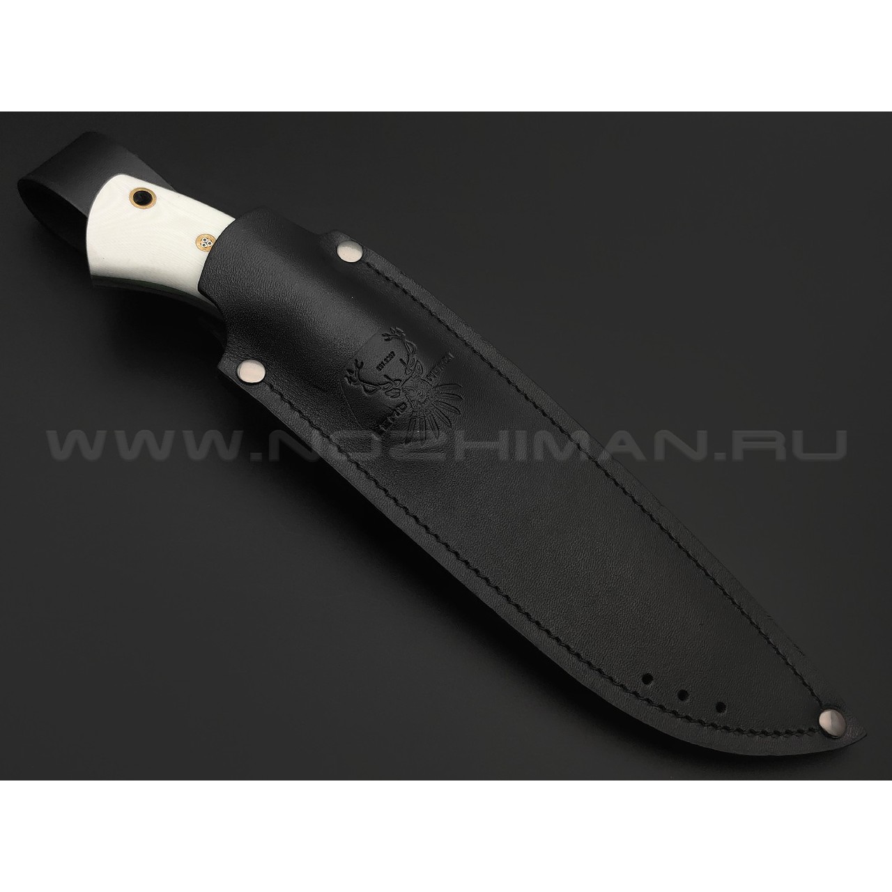7 ножей нож Беркут XL сталь K340 satin, рукоять G10 white
