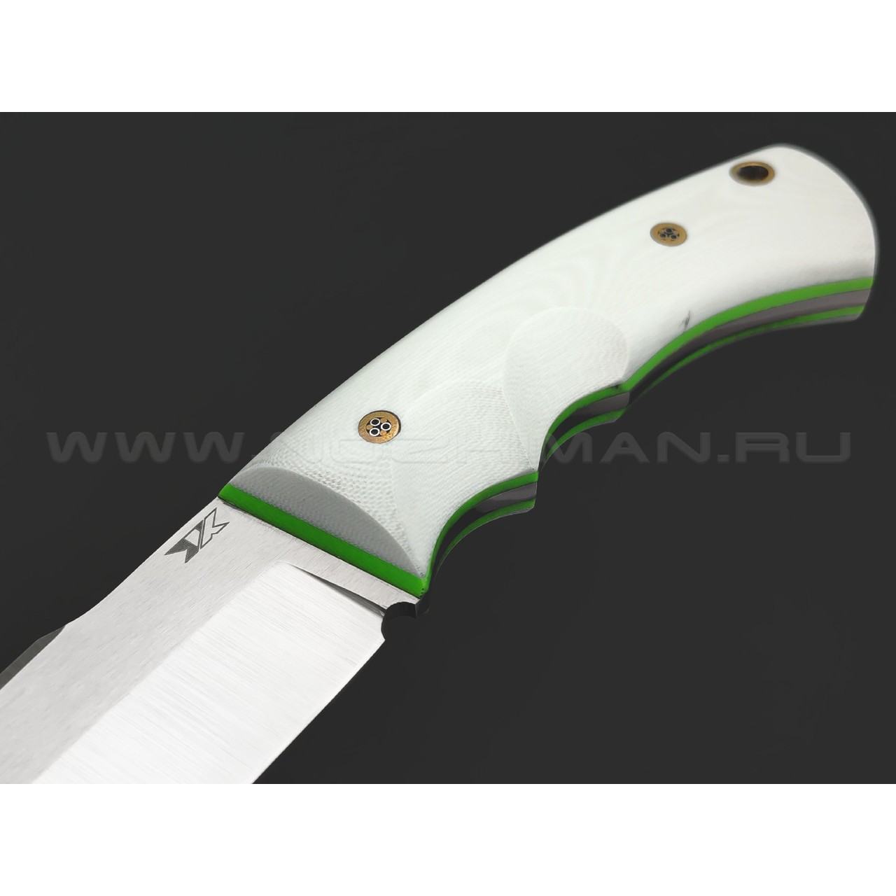 7 ножей нож Беркут XL сталь K340 satin, рукоять G10 white