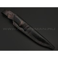 Кузница Васильева нож НЛВ148 ламинат CPM S125V, рукоять Carbon fiber, мокумэ-ганэ, бронза Кузница Васильева нож НЛВ148 ламинат CPM S125V, рукоять Carbon fiber, мокумэ-ганэ, бронза