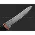 Кузница Васильева нож НЛВ148 ламинат CPM S125V, рукоять Carbon fiber, мокумэ-ганэ, бронза Кузница Васильева нож НЛВ148 ламинат CPM S125V, рукоять Carbon fiber, мокумэ-ганэ, бронза