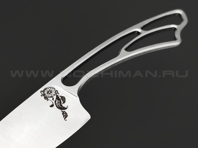 1-й Цех нож Ловец сталь 440C сатин, рукоять сталь