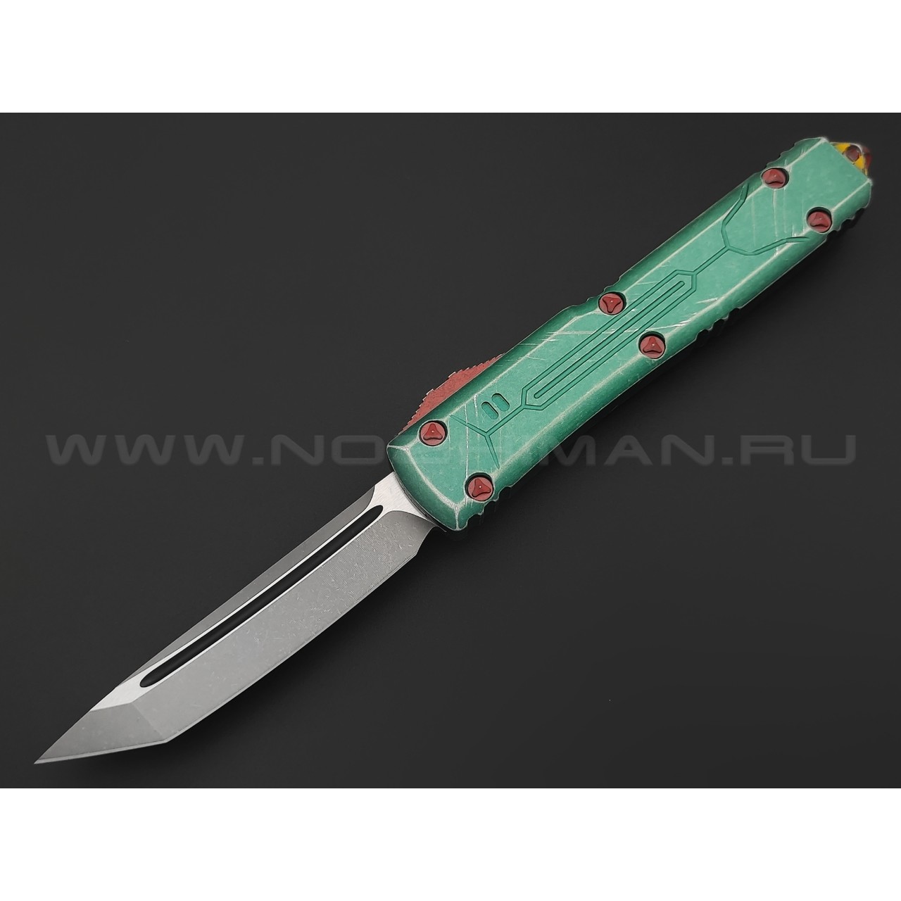 Нож Microtech Ultratech Bounty Hunter T/E 123-10BH сталь M390, рукоять Алюминий 6061-T6