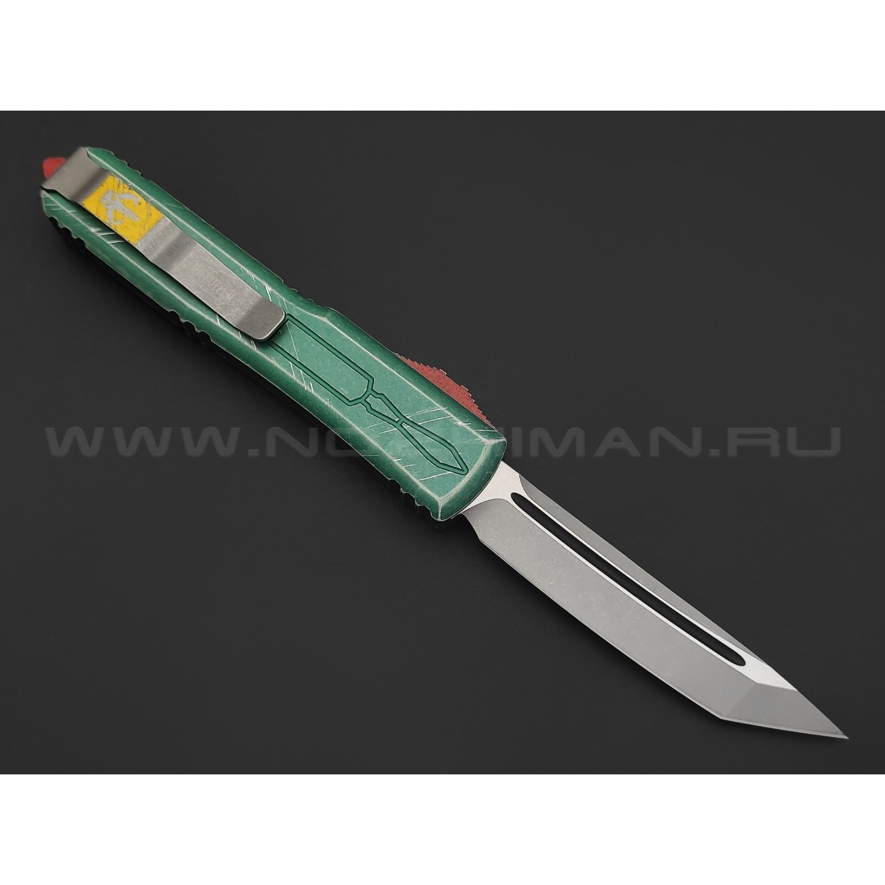 Нож Microtech Ultratech Bounty Hunter T/E 123-10BH сталь M390, рукоять Алюминий 6061-T6