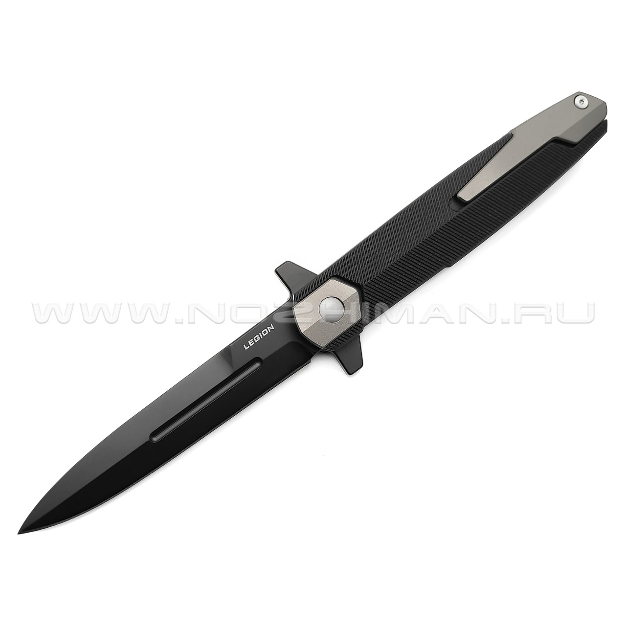 Mr.Blade складной нож Legion сталь D2 black, рукоять G10 black, aluminium