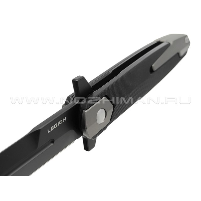 Mr.Blade складной нож Legion сталь D2 black, рукоять G10 black, aluminium