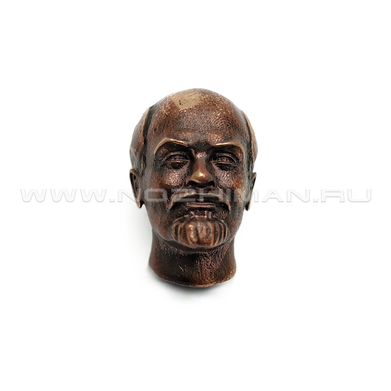 Бусинка на нож "Ленин" бронза
