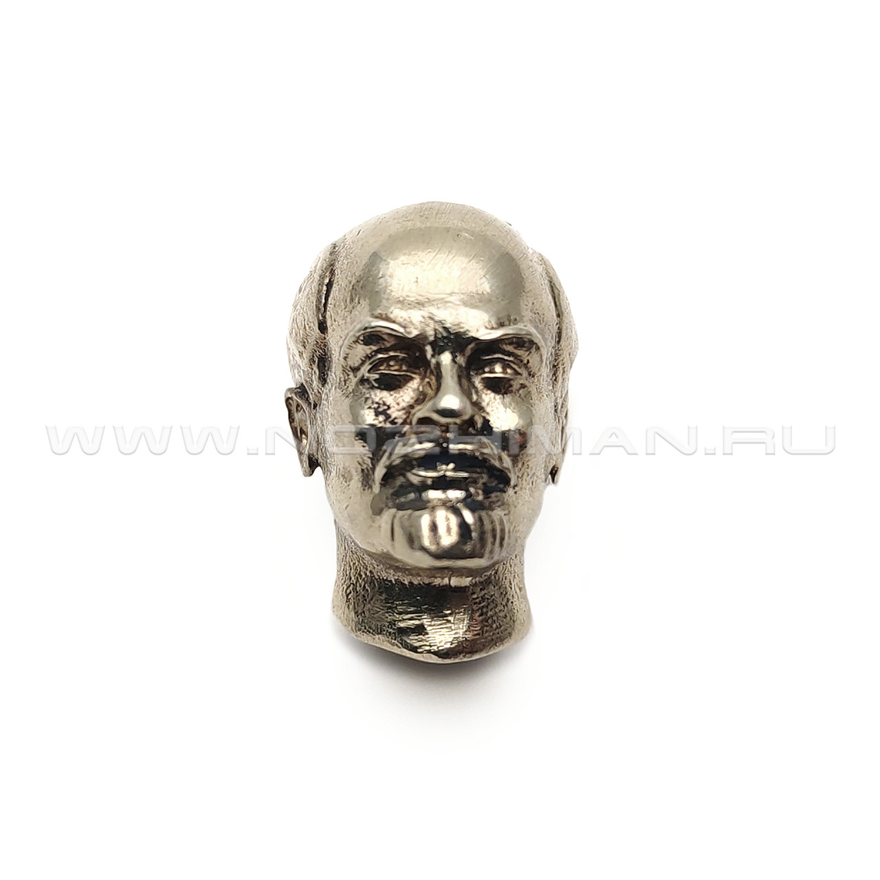 Бусинка на нож "Ленин" нейзильбер