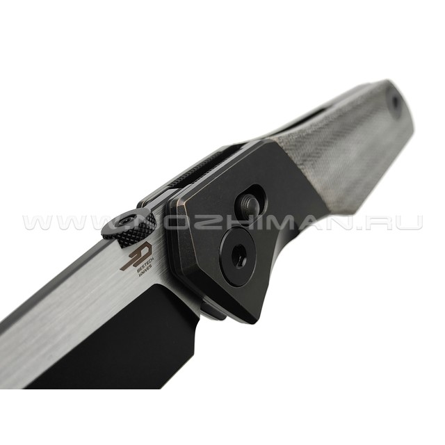 Нож Bestech Cetus BT2304A сталь M390 PVD-Satin, рукоять Micarta canvas black, titanium black bronze