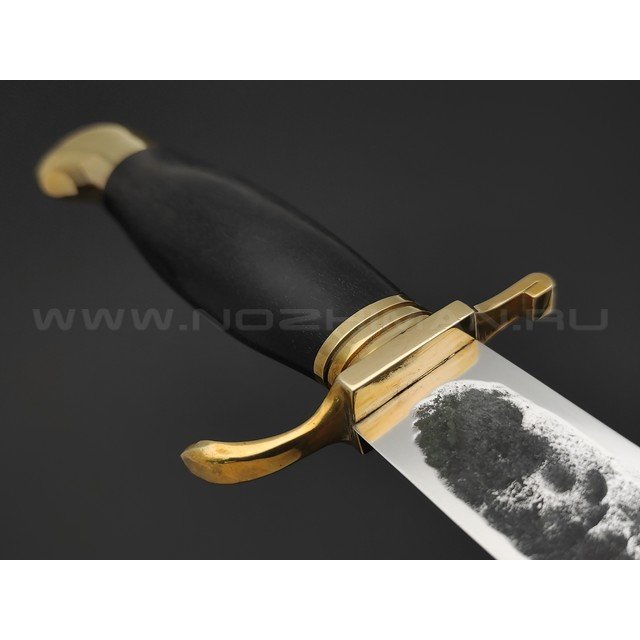 Товарищество Завьялова нож Якут НКВД сталь Х12МФ, рукоять граб, латунь
