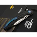 Нож Bestech Fanga BG18C сталь D2, рукоять Carbon fiber, G10 black Нож Bestech Fanga BG18C сталь D2, рукоять Carbon fiber, G10 black
