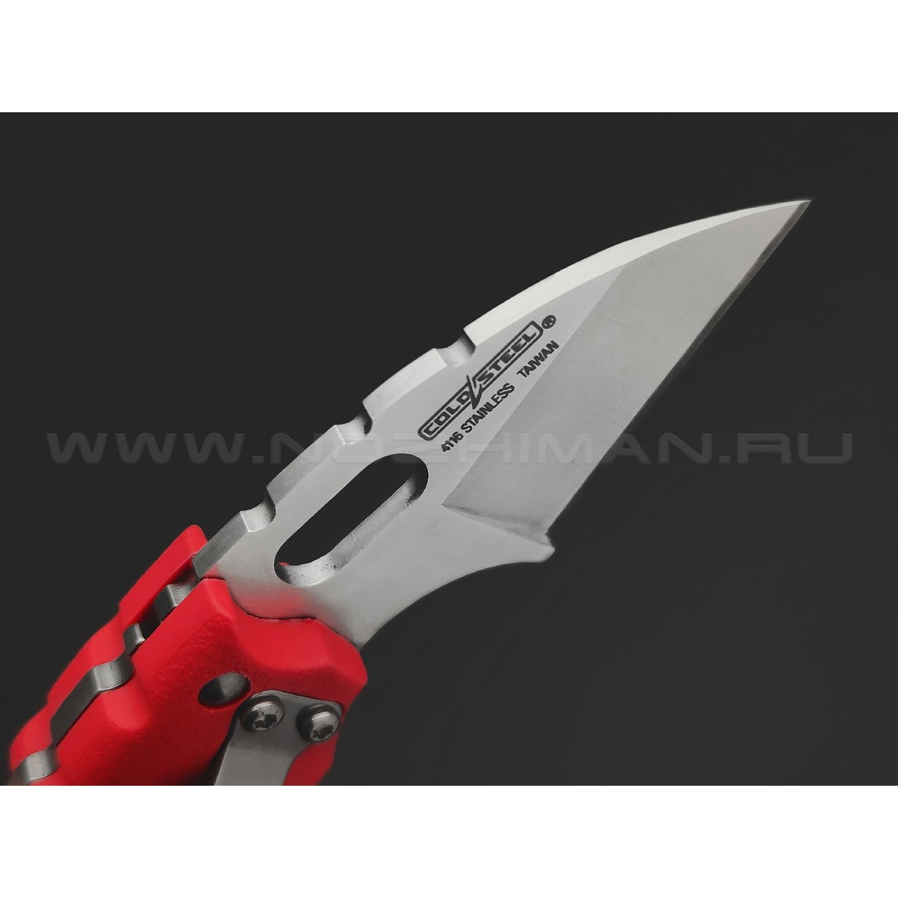 Нож Cold Steel Mini Tuff Lite Plain Red 20MTR сталь 4034SS, рукоять Griv-Ex