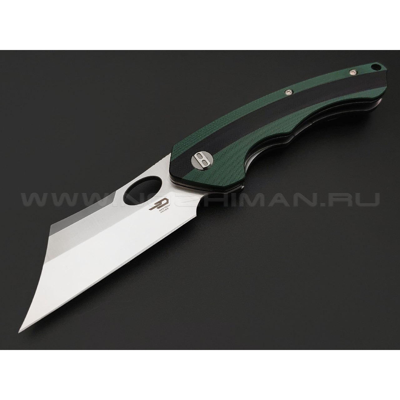 Нож Bestech Skirmish BG44A сталь D2, рукоять G10 black & green