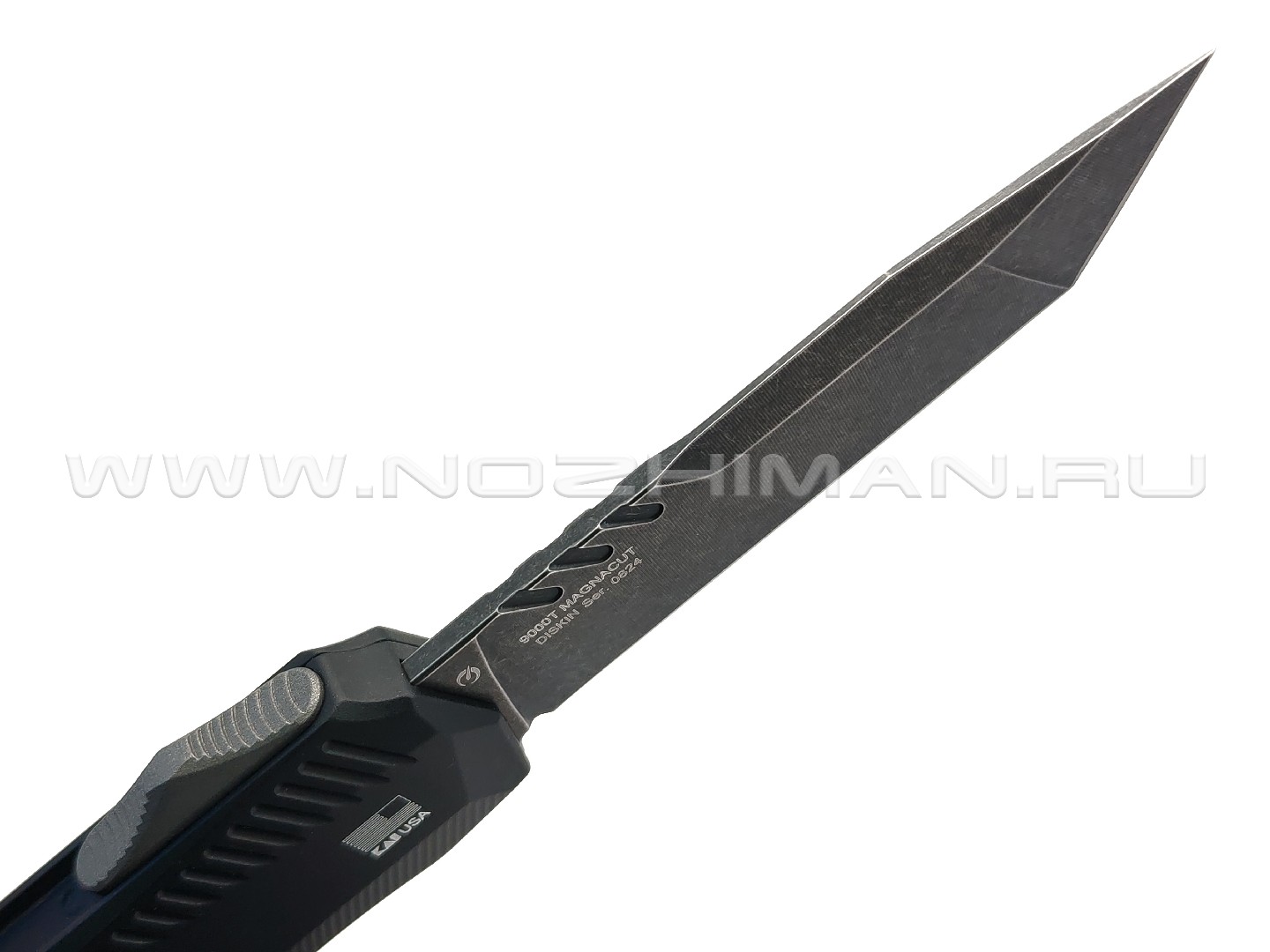 Нож Kershaw Livewire Tanto Black 9000T сталь CPM MagnaCut, рукоять 6061-T6 Aluminum