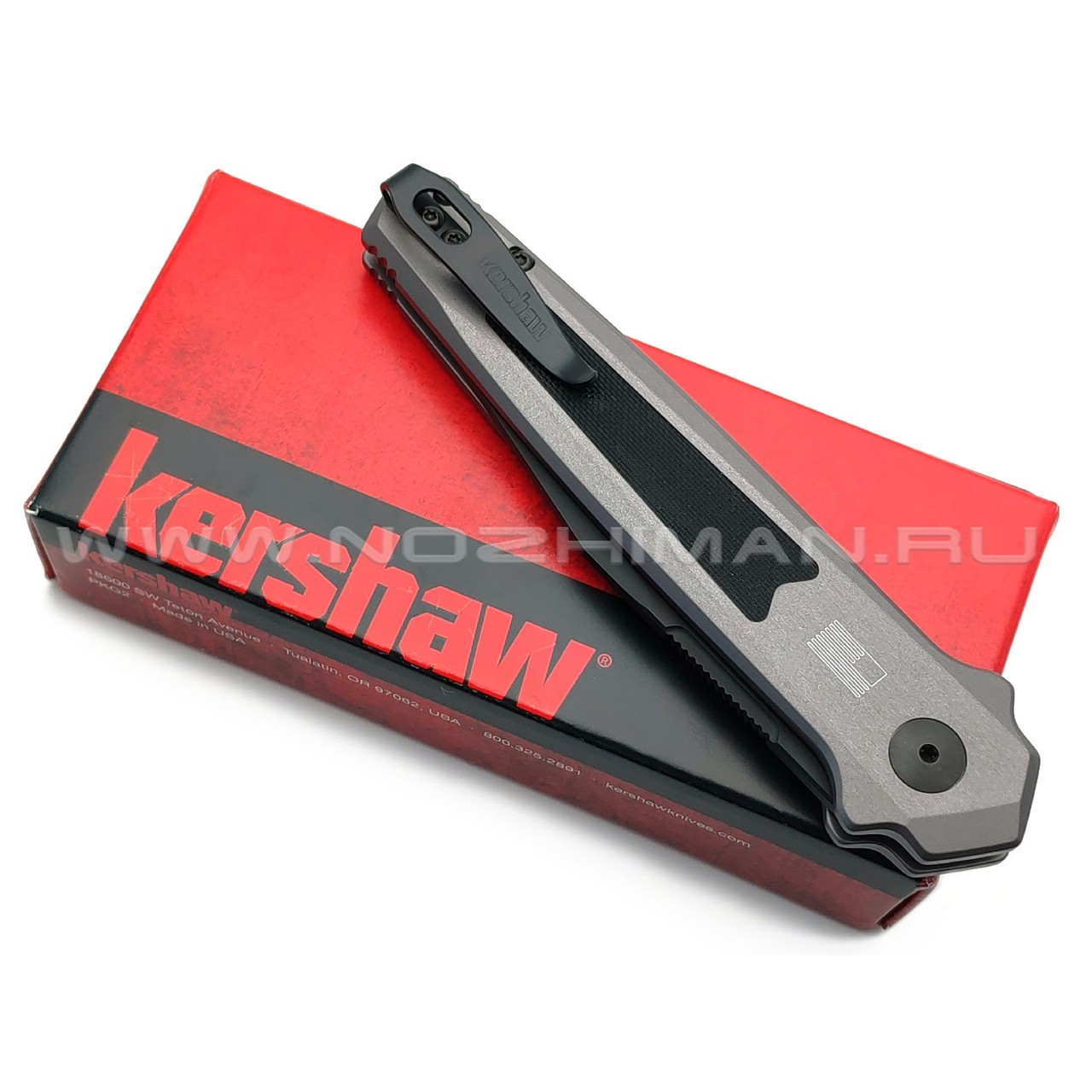 Нож Kershaw Launch 17 7951 сталь CPM S35VN, рукоять 6061-T6 Aluminum grey, G10