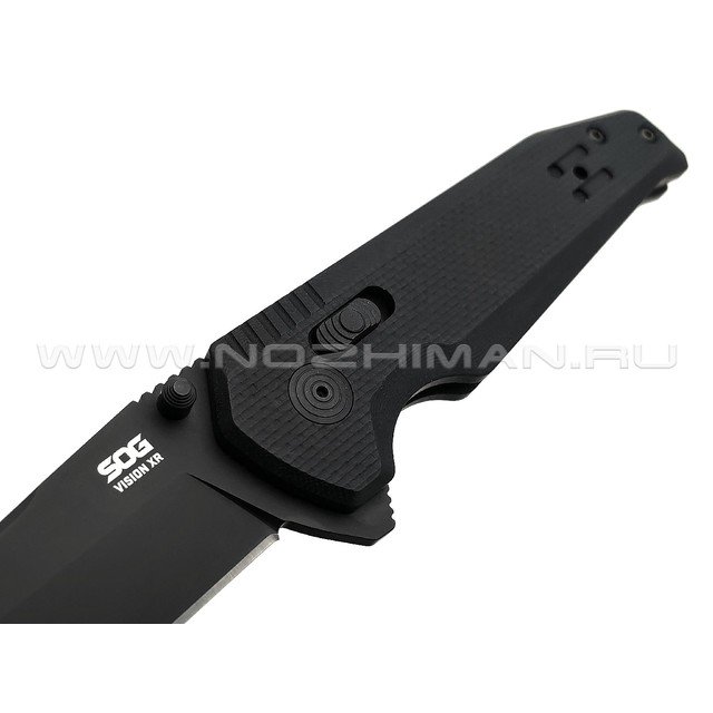 Нож SOG Vision XR Black 12-57-01-57 сталь CTS-XHP, рукоять G10