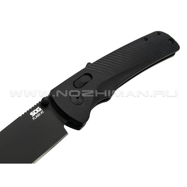 Нож SOG Flash AT Black Out 11-18-01-41 сталь D2, рукоять GRN