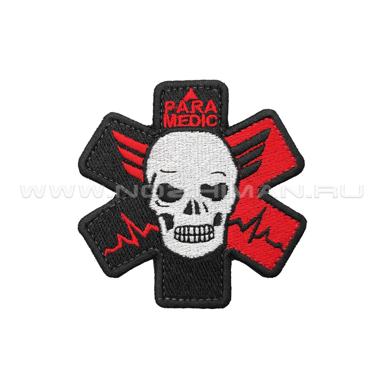 Патч П-457 "Paramedic" красный