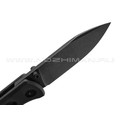 QSP складной нож Canary folder QS150-A2 сталь 14C28N блэквош, рукоять G10 чёрный