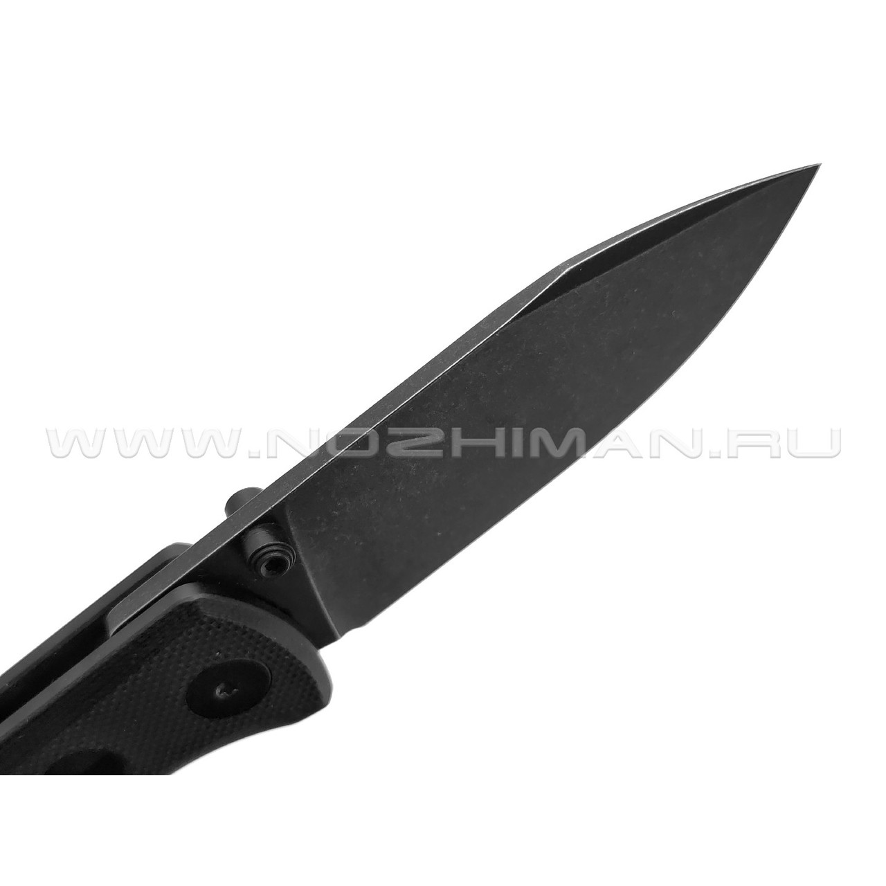 QSP складной нож Canary folder QS150-A2 сталь 14C28N блэквош, рукоять G10 чёрный