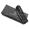 QSP складной нож Canary folder QS150-A2 сталь 14C28N блэквош, рукоять G10 чёрный