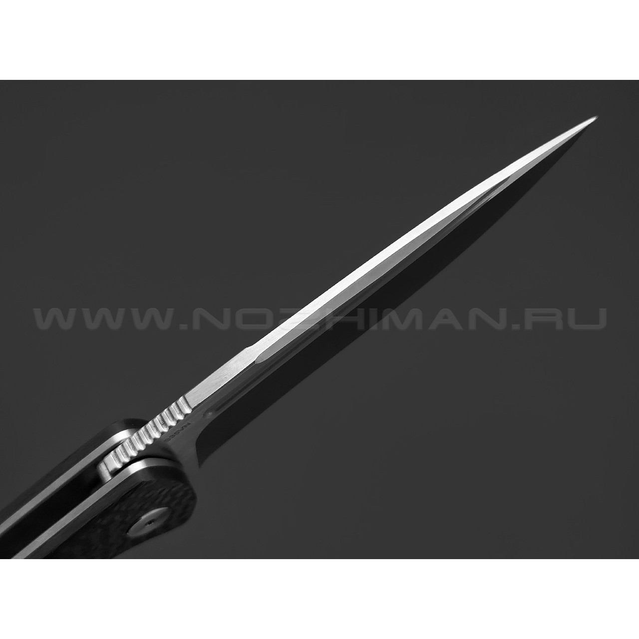 Нож QSP Harpyie QS129-B сталь S35VN, рукоять Carbon fiber, G10 black