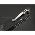 Нож QSP Harpyie QS129-B сталь S35VN, рукоять Carbon fiber, G10 black
