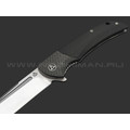 Нож QSP Harpyie QS129-B сталь S35VN, рукоять Carbon fiber, G10 black